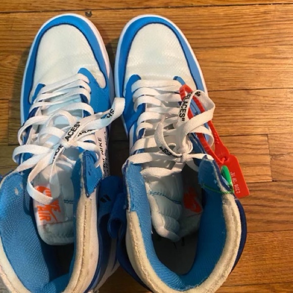 OffWhite Shoes Offwhite Jordan Retro High University Blue Poshmark